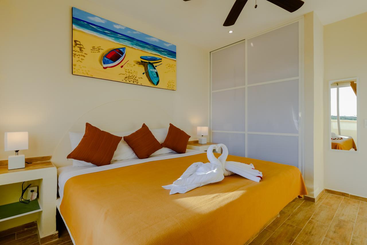 Condo Casa Del Arbol Playa del Carmen Bagian luar foto