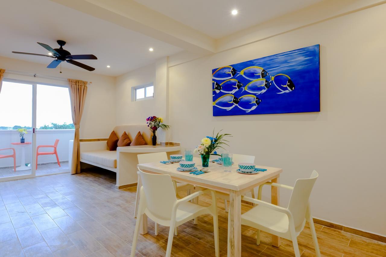 Condo Casa Del Arbol Playa del Carmen Bagian luar foto